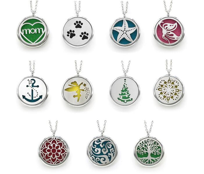 10 Styles Premium Aromatherapy Essential Oil Diffuser Necklace Locket Pendant, Stainless Steel Jewelry 24" Long Chain Necklace and felt pad
10 Styles Premium Aromatherapy Essential Oil Diffuser Necklace Locket Pendant, Stainless Steel Jewelry 24" Long Chain Necklace and felt pad