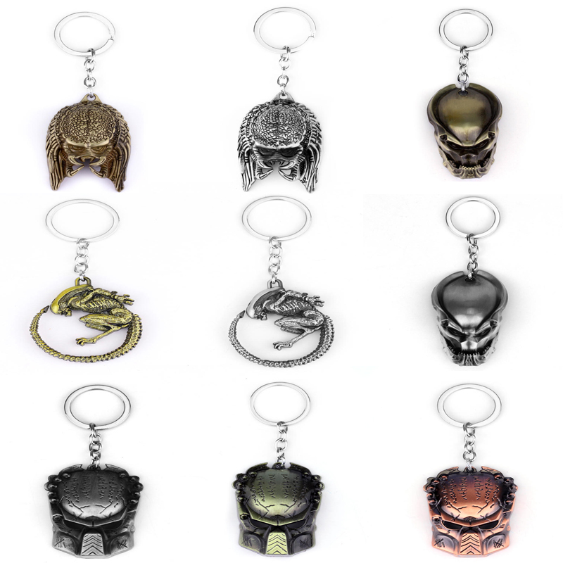HEYu Jewelry Horror Game Alien Jewelry AVP Alien Head Mask Keychain Key Rings Metal Gaes Keyrings Holder Halloween Gift
HEYu Jewelry Horror Game Alien Jewelry AVP Alien Head Mask Keychain Key Rings Metal Gaes Keyrings Holder Halloween Gift
