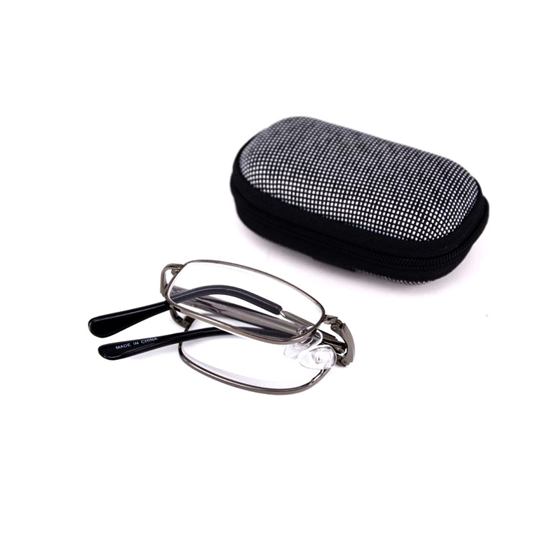 Mini Reading Glasses for women and men with case and cleaning cloth in High Quality Man's Cheap pSquare Readers Metal Gun for wholesale
Mini Reading Glasses for women and men with case and cleaning cloth in High Quality Man's Cheap pSquare Readers Metal Gun for wholesale