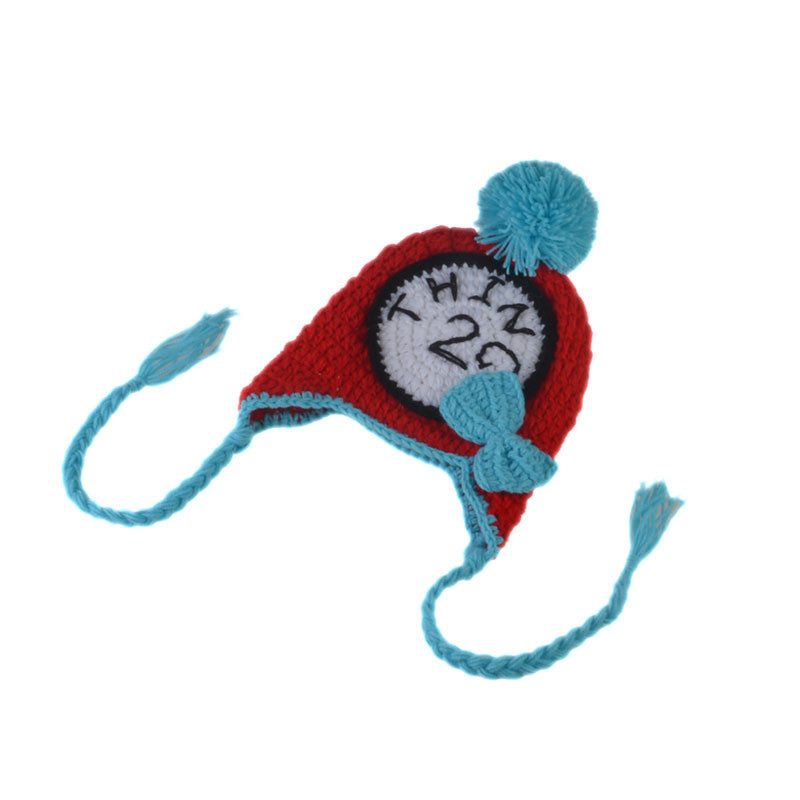 Twins watch Style Newborn Photography Baby Hat Crochet Clothing Set Knitted Infant Boys Photo Fotografia Props Cartoon Costume