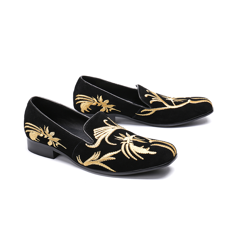 New mens loafers genuine lather casual shoes men round toe slip on fashion embroidery leisure club bar party shoes drving shoes, Black
New mens loafers genuine lather casual shoes men round toe slip on fashion embroidery leisure club bar party shoes drving shoes, Black