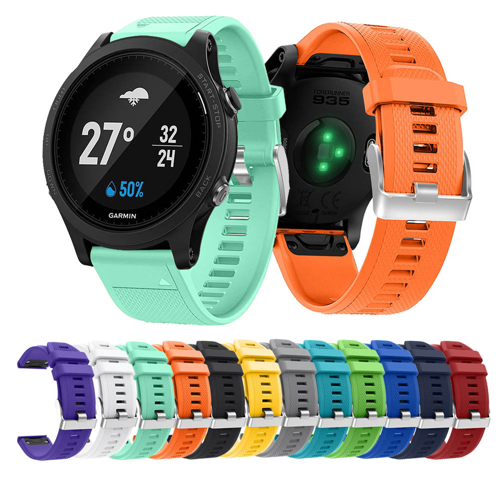 Silicagel Silicone Quick Fit Band Wrist Strap Watch Band Watchband Bracelet Wristband for Garmin Forerunner 935 watch
Silicagel Silicone Quick Fit Band Wrist Strap Watch Band Watchband Bracelet Wristband for Garmin Forerunner 935 watch