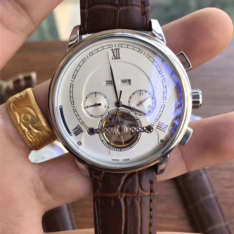 Top Brand Designer mens watch luxury all sub-dials work men watches Waterproof clock flywheel mechanical automatic movement wristwatches for men gift Relogio
Top Brand Designer mens watch luxury all sub-dials work men watches Waterproof clock flywheel mechanical automatic movement wristwatches for men gift Relogio