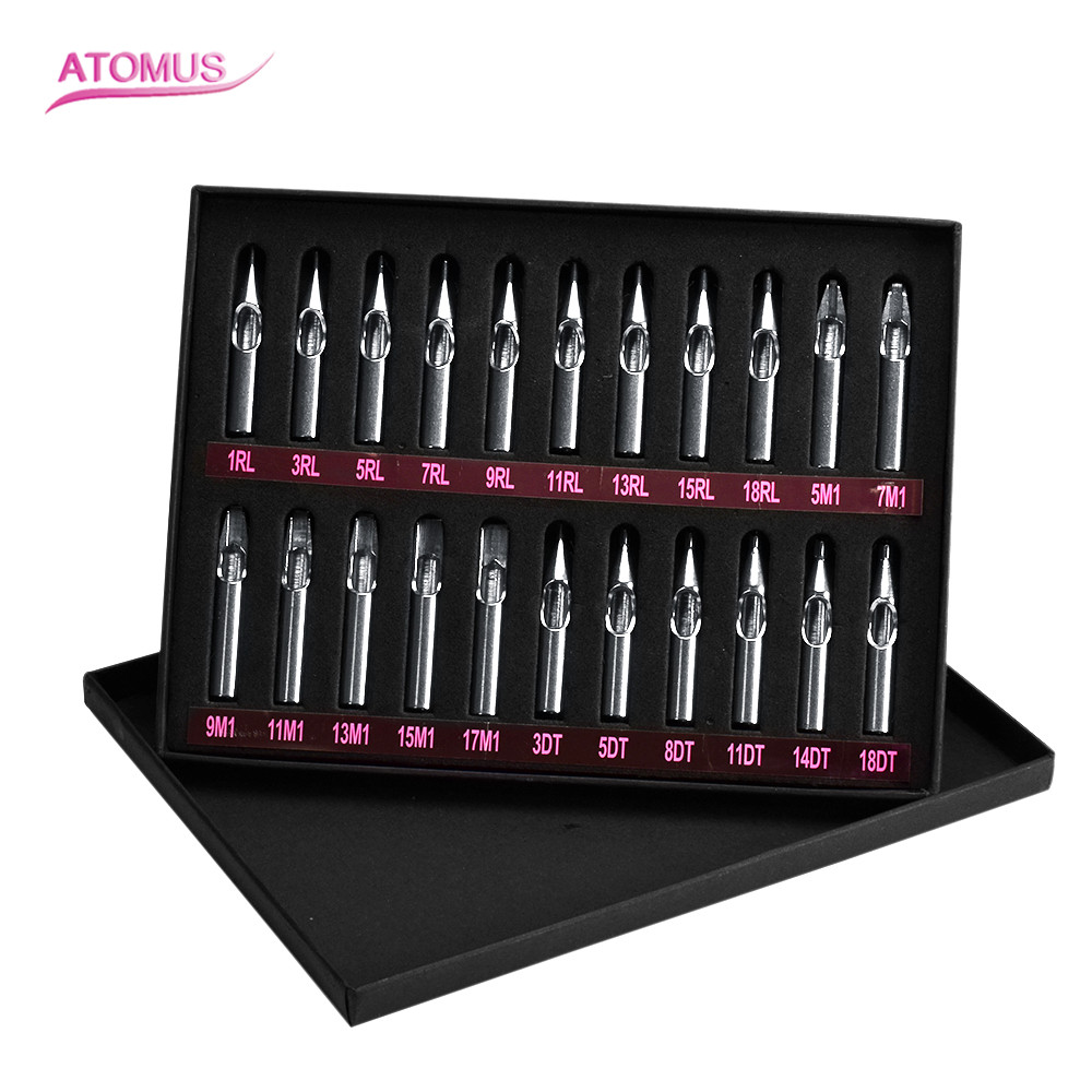 Hot Sale Best 22pcs Sizes Tattoo Tips 304 Stainless Steel Tattoo Nozzle Tips for Needles Set Kit Needle Cups
Hot Sale Best 22pcs Sizes Tattoo Tips 304 Stainless Steel Tattoo Nozzle Tips for Needles Set Kit Needle Cups