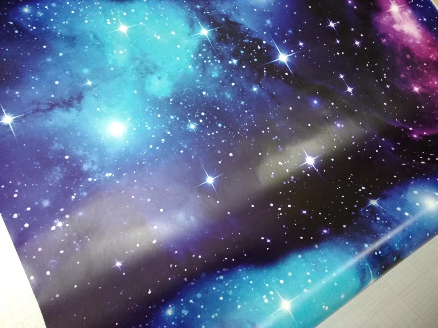 Impressive galaxy Camo Vinyl For Car Wrap With air bubble Free Printed Car wrapping graphics size 1.52x30m