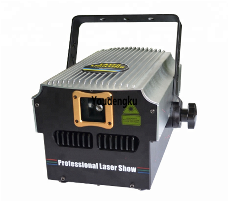 animation dj laser 4000mw dmx full color ilda laser light 4W rgb animation writing laser light