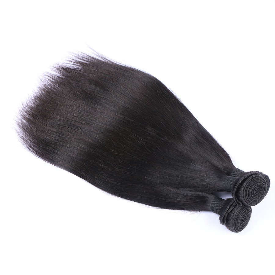 Cheap! 8A Brazilian Straight Human hair weaves Natural Color Hair Extensions 8-40inch 50g/piece 100% Human hair