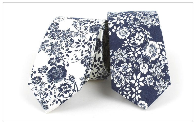 10 Styles Floral Ties For Men Skinny Mens Ties Gravatas Slim Corbatas Vestidos Wedding Cotton Groom Neck Tie Cravat Necktie