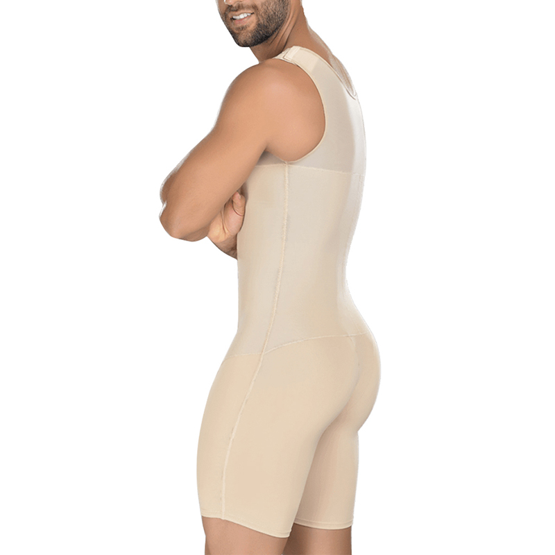 Men Waist Trainer Full Body Shaper Vest Abdomen Plus Size 6XL Steel Boned Bodysuit Open Crotch Male Slim Fit Tighten Underwear