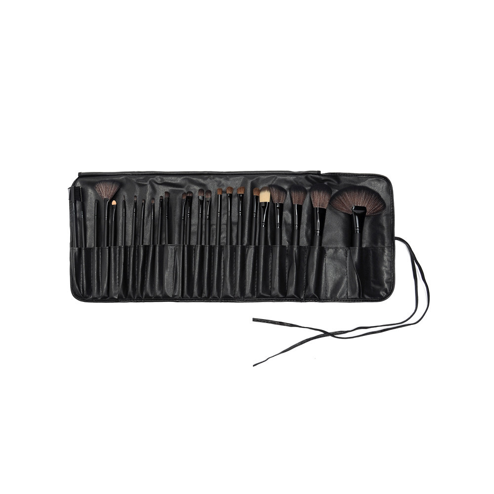 New Professional 24 PCS Makeup Brush Set Makeup Toiletry Kit Wool Brand Make Up Brush Set Case 24 Pcs Makeup Brushes Set Charming Set De Brochas De Ma
