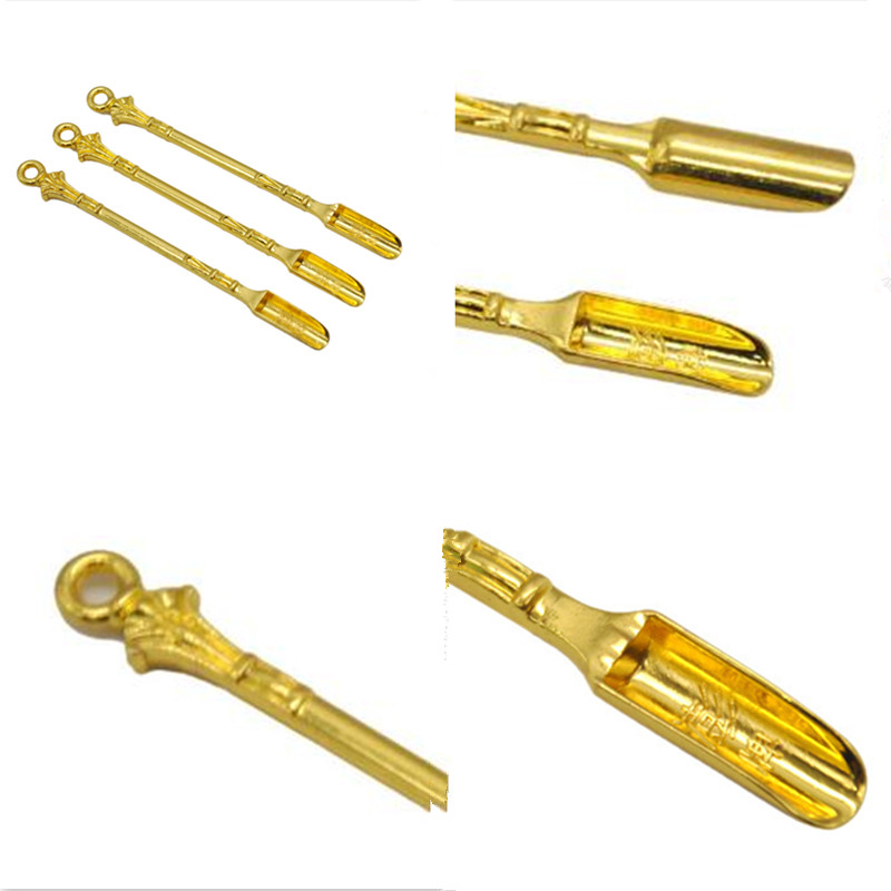 Dab Tools Gold Shovel Spoon Shaped Wax Atomizer Oil Tool Stainless Steel Dry Herb Tool Smoking Accessories
Dab Tools Gold Shovel Spoon Shaped Wax Atomizer Oil Tool Stainless Steel Dry Herb Tool Smoking Accessories