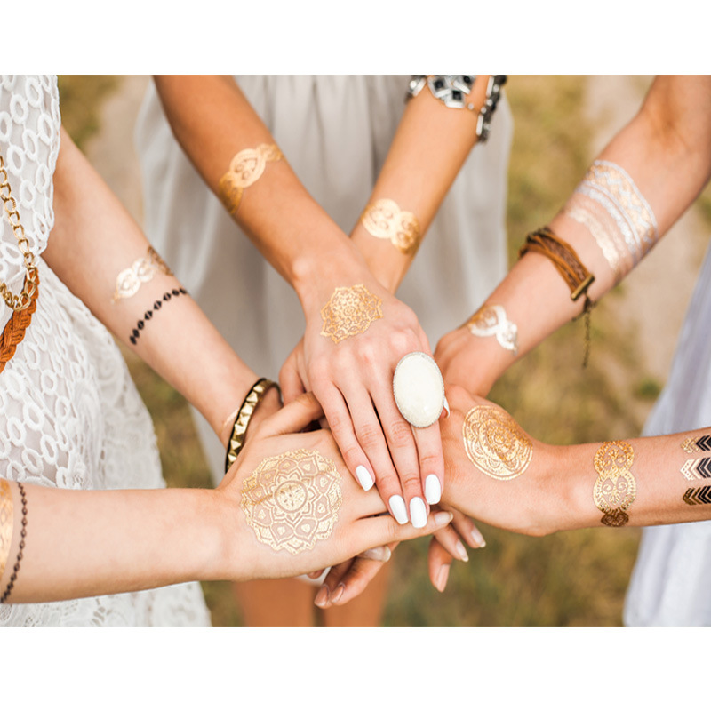 120 Kinds Design Fashion Body Art Metallic Tattoo Gold Silver One-time Non-toxic Waterproof Women Sexy Products Tattoos Stickers 
120 Kinds Design Fashion Body Art Metallic Tattoo Gold Silver One-time Non-toxic Waterproof Women Sexy Products Tattoos Stickers