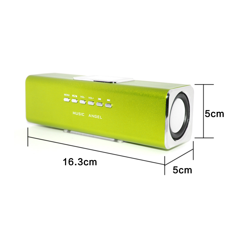 Portable Speakers Original New MUSIC ANGEL JH-MAUK5B LCD Screen Active o FM USB Portable Mini Speaker with SD/TF329I