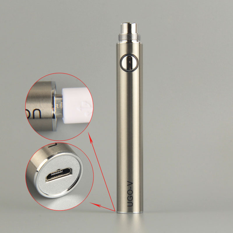 UGO V 650 900 EVOD EGO 510 Thread Batteries Micro USB Passthrough Bottom Charge with Cable E Cigs Cigarette Atomizer Tank
UGO V 650 900 EVOD EGO 510 Thread Batteries Micro USB Passthrough Bottom Charge with Cable E Cigs Cigarette Atomizer Tank