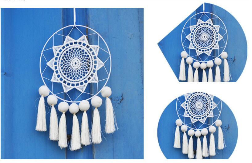 Handmade Dream Catcher Wind Chimes Home Hanging Craft Gift Dreamcatcher Decoration Ornament Car Hanging Decoration GA471