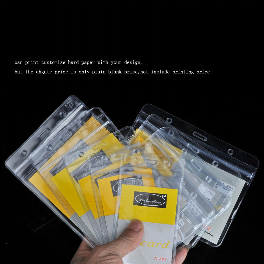 PVC lucency waterproof soft Working Permit Bus Card soft transparency employee's card set Badges Holder print hard paper with your design.
PVC lucency waterproof soft Working Permit Bus Card soft transparency employee's card set Badges Holder print hard paper with your design.