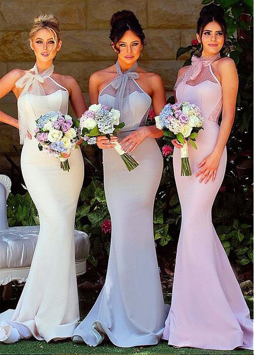 Charming 2021 Mermaid Long Bridesmaid Dresses Tulle Halter Neckline Sexy Backless Formal Maid Of Honor Wedding Guest Party Dresses
Charming 2021 Mermaid Long Bridesmaid Dresses Tulle Halter Neckline Sexy Backless Formal Maid Of Honor Wedding Guest Party Dresses