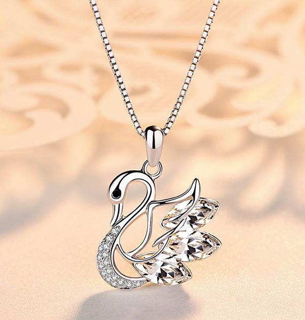 Sterling Silver Swan Pendant Necklace Locket Silver Chain Nature Amethyst Swan Charm Pendant Jewelry Gift for Girlfriend
Sterling Silver Swan Pendant Necklace Locket Silver Chain Nature Amethyst Swan Charm Pendant Jewelry Gift for Girlfriend