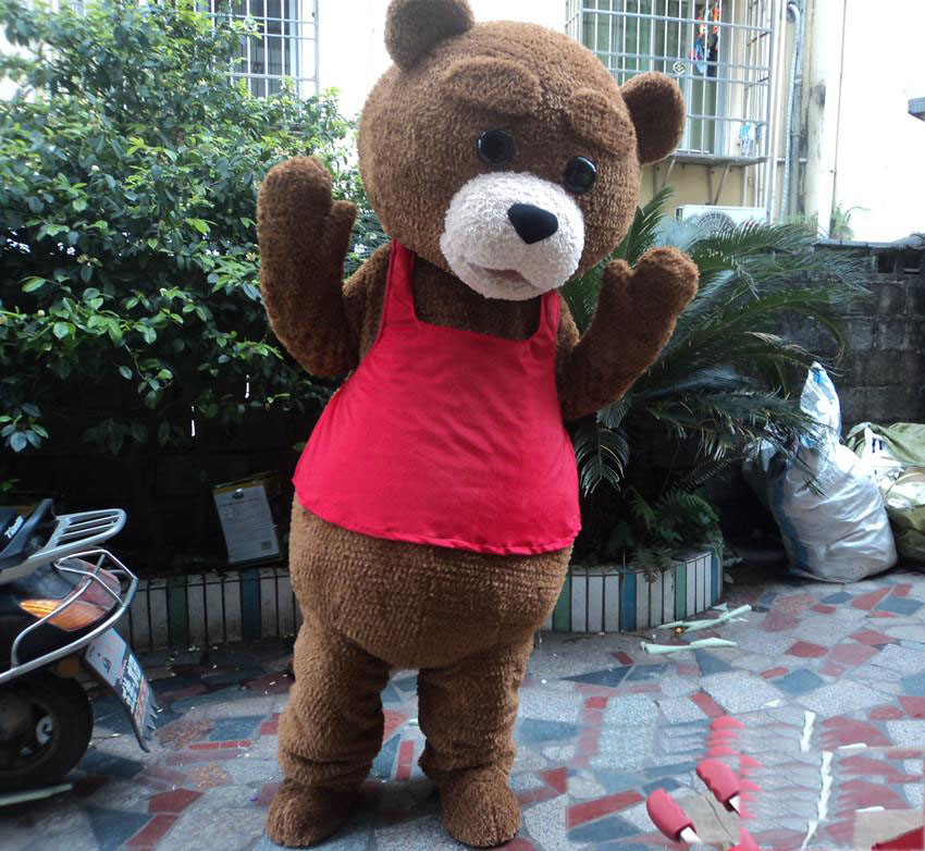 2018 Factory direct sale customized bear mascot costume teddy bear mascot costume adult size free shipping!, Red;yellow
2018 Factory direct sale customized bear mascot costume teddy bear mascot costume adult size free shipping!, Red;yellow