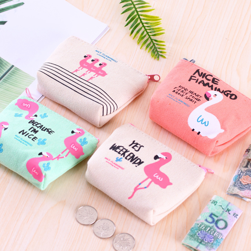 Mini Gifts for Guests Souvenirs Coin Purse Birthday Party Canvas Zip Wallet Wedding Present for Guests Back to School