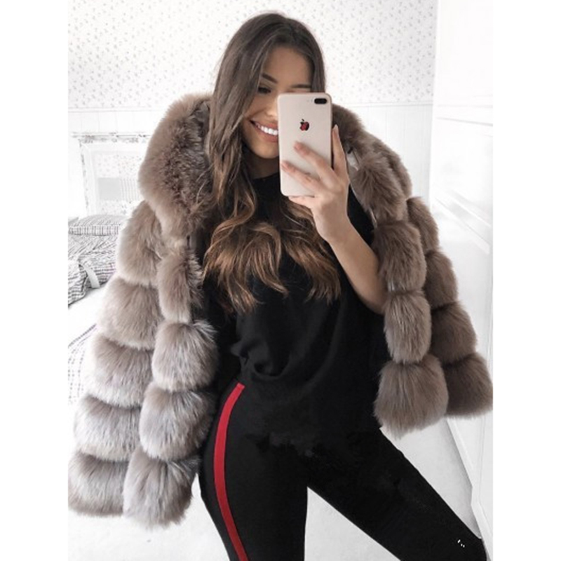 5XL Plus size faux fur coat women Winter hooded thick warm jacket coats Fluffy hoodie faux fur coat outwear Elegant overwear, Black
5XL Plus size faux fur coat women Winter hooded thick warm jacket coats Fluffy hoodie faux fur coat outwear Elegant overwear, Black