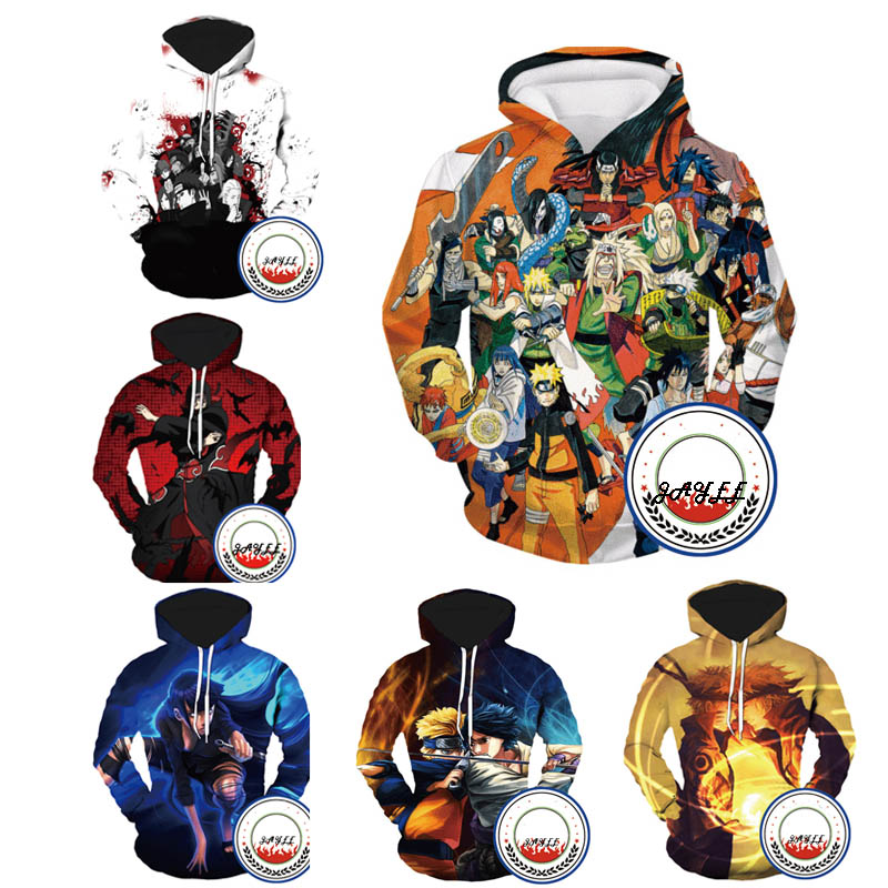 3D Hoodies Cartoon Naruto Sweatshirts Shitachi Pullover Men Women Top Hoodie Fashion Hoody Long Sleeve Tee Fans Souvenir Ropa S-5XL 13 Style, Nh-002 
3D Hoodies Cartoon Naruto Sweatshirts Shitachi Pullover Men Women Top Hoodie Fashion Hoody Long Sleeve Tee Fans Souvenir Ropa S-5XL 13 Style, Nh-002