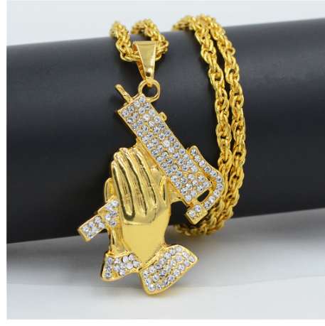 Uodesign Gold Color Fashion Basketball Sports pendant Hip hop Necklace and Keychian Jewelry Bling Bling Iced Out