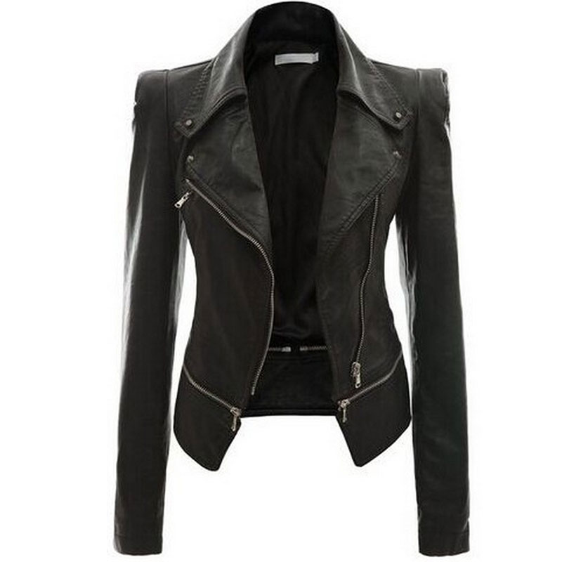 Bella Philosophy 2018 Fit Motocycle Jacket Autumn Slim Faux Leather Coat For Women Plus Size Casual Solid Outwear With Zipper, Black
Bella Philosophy 2018 Fit Motocycle Jacket Autumn Slim Faux Leather Coat For Women Plus Size Casual Solid Outwear With Zipper, Black