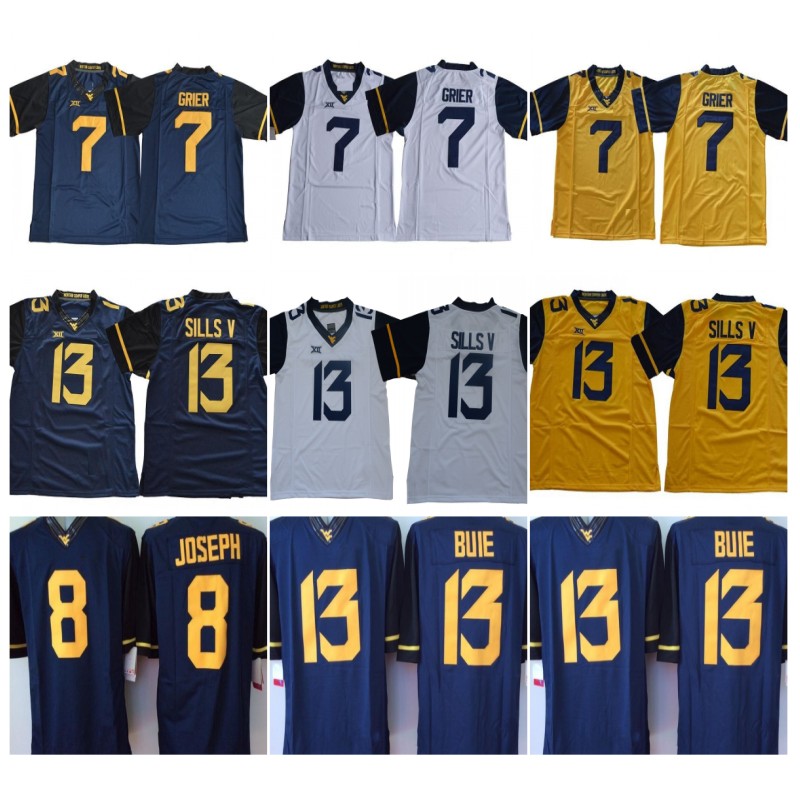 NCAA College West Virginia Mountaineers Jersey 7 Will Grier 13 Andrew Buie 8 Karl Joseph Jerseys Home Away, As
NCAA College West Virginia Mountaineers Jersey 7 Will Grier 13 Andrew Buie 8 Karl Joseph Jerseys Home Away, As