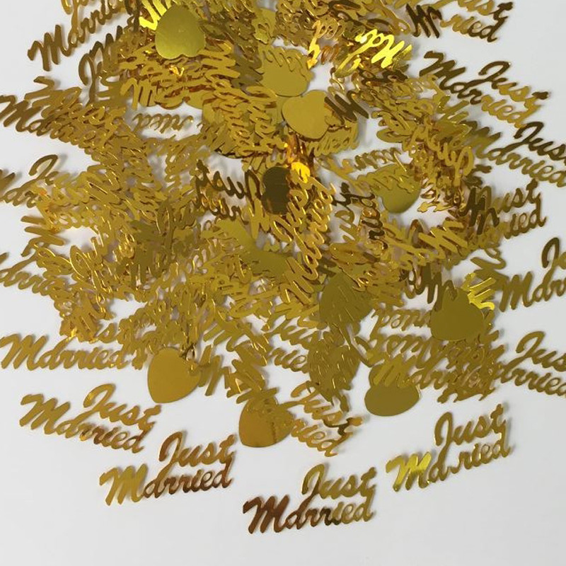 150g Gold Just Married Love Heart Confetti Wedding Party Foil Table Scatters Engagement Married Anniversary Sprinkle Decorations
150g Gold Just Married Love Heart Confetti Wedding Party Foil Table Scatters Engagement Married Anniversary Sprinkle Decorations