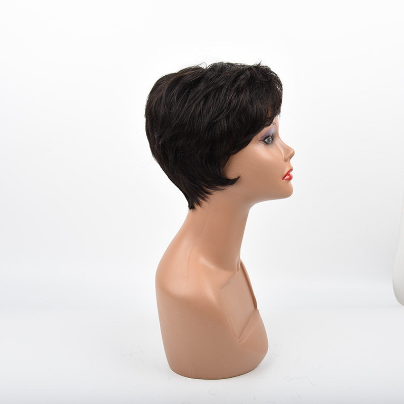 Hotselling Short Bob Wigs For Black Women natural wave Wig 4inch 100% Human Hair full lace front Wigs