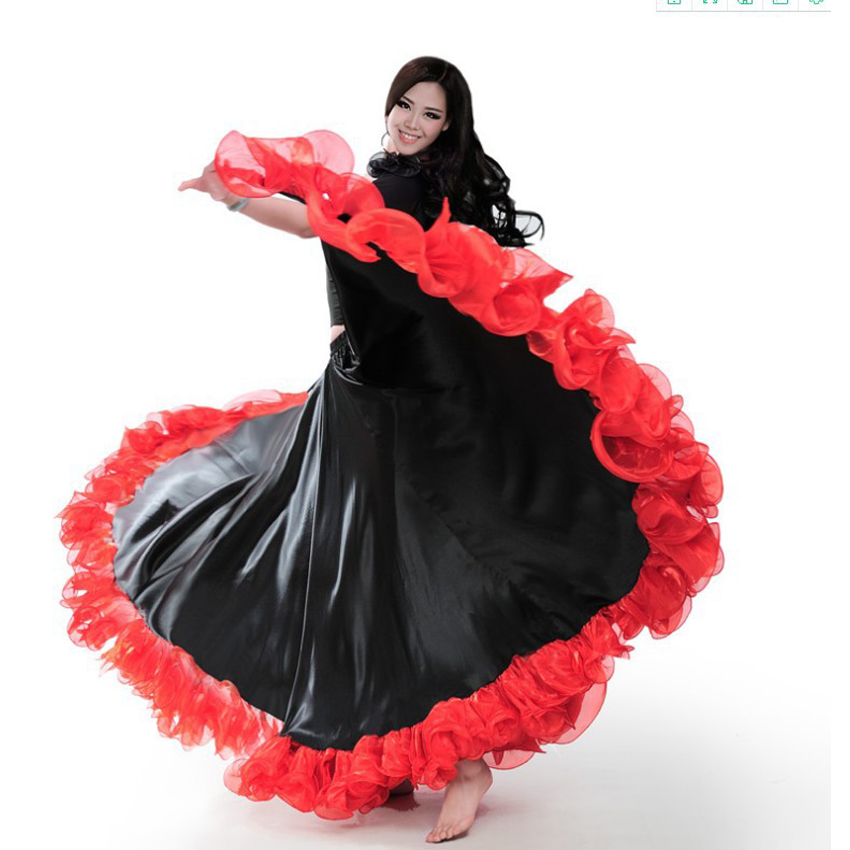 Spanish Bullfight Festival Performance Dance Flamenco Skirt for Women Highq Quality Flame Floral Plus Size Ballroom Women Skirt, Red
Spanish Bullfight Festival Performance Dance Flamenco Skirt for Women Highq Quality Flame Floral Plus Size Ballroom Women Skirt, Red