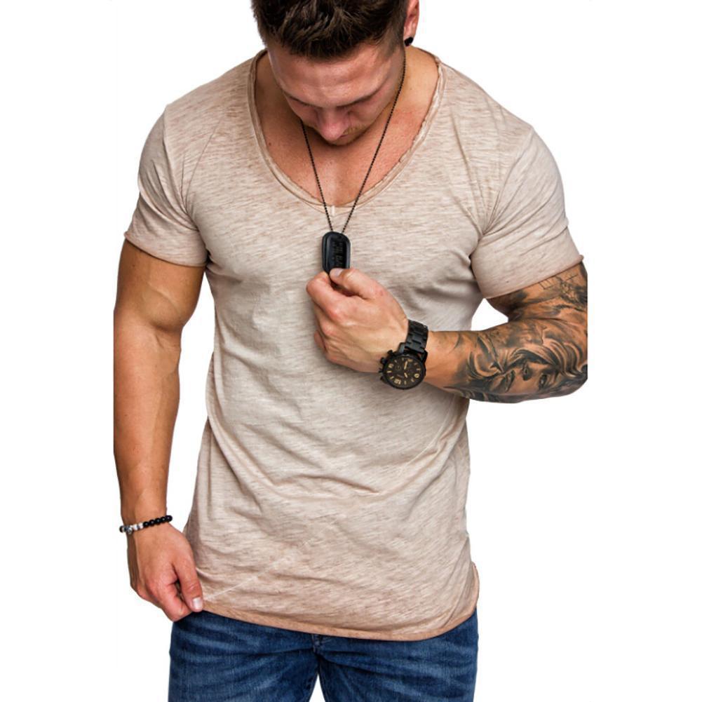 Men Gyms Tight Elastic T Shirt Men's Splicing Short-sleeved Round Neck T-shirt Fitness Singlets T-Shirts, Brown
Men Gyms Tight Elastic T Shirt Men's Splicing Short-sleeved Round Neck T-shirt Fitness Singlets T-Shirts, Brown