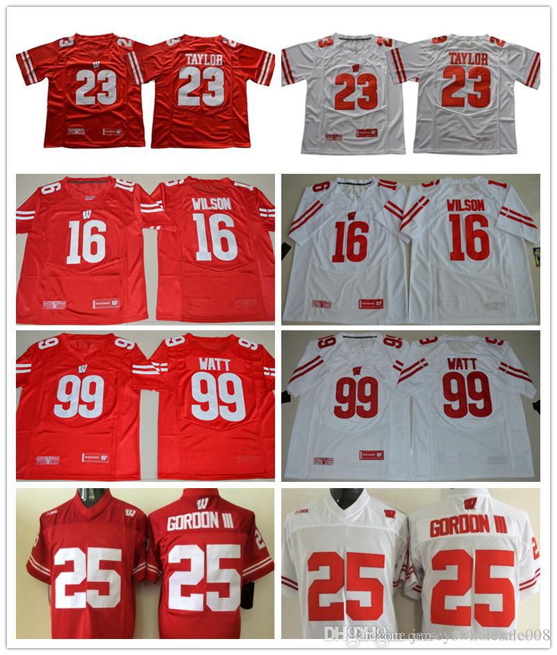 Men Jonathan #23 Taylor #25 Melvin Gordon #16 Wilson 99 Watt White Red Wisconsin Badgers College football jerseys, Green
Men Jonathan #23 Taylor #25 Melvin Gordon #16 Wilson 99 Watt White Red Wisconsin Badgers College football jerseys, Green