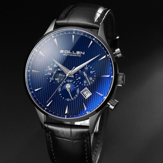 Men's watch mechanical watch waterproof automatic hollow out movement luminous real leather fashion student watch 2018, Multi-color
Men's watch mechanical watch waterproof automatic hollow out movement luminous real leather fashion student watch 2018, Multi-color