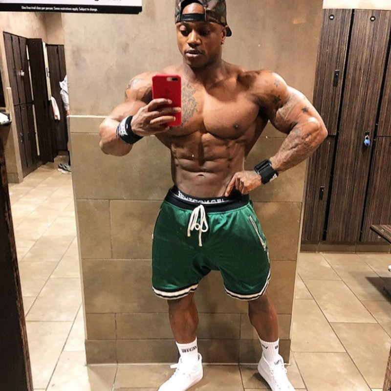 Brand Shorts Mens Bodybuilding Fast Dry Boardshorts Joggers Knee Length Sweatpants Summer Male Gyms Fitness Workout Beach Short