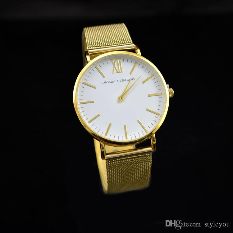 Fashion Brand watch larsson and jennings Watches For Men Famous Montre Quartz Watch Stainless Steel Strap Sport Watches, Black face gold
Fashion Brand watch larsson and jennings Watches For Men Famous Montre Quartz Watch Stainless Steel Strap Sport Watches, Black face gold