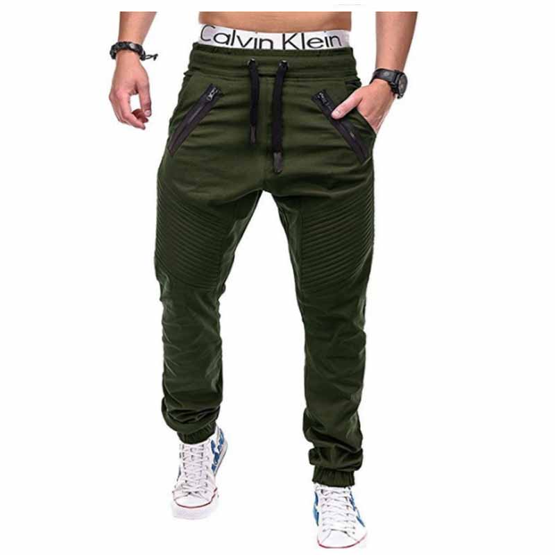 Men Pants 2018 New Fashion Brand Tooling pockets Joggers Pants Male Trousers Casual Mens Joggers Solid Sweatpants XXXL