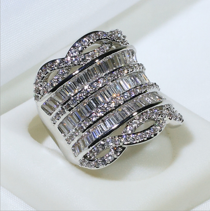 Sterling Sier Stackable CZ Dia Rings for Women Free shipping