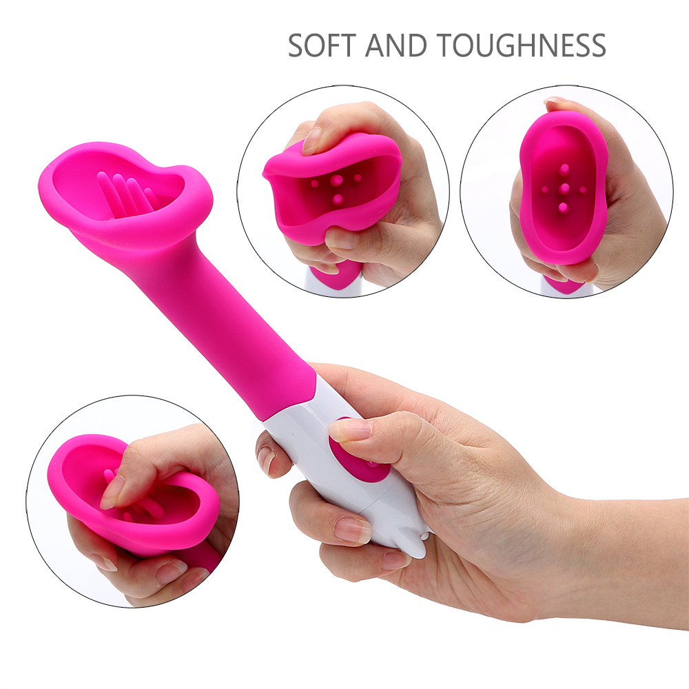 IKOKY Clitoris Stimulation Vibrator Nipple Sucker Oral Licks Tongue Sex Toys for Women Silicone 12 Speed Adult Products Sex Shop S18101003