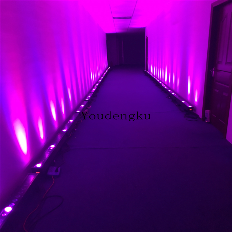 6pcs single led Individually controlled outdoor led lights wall washer 18*10w 4in1 wall washer waterproof rgbw led wall wahser