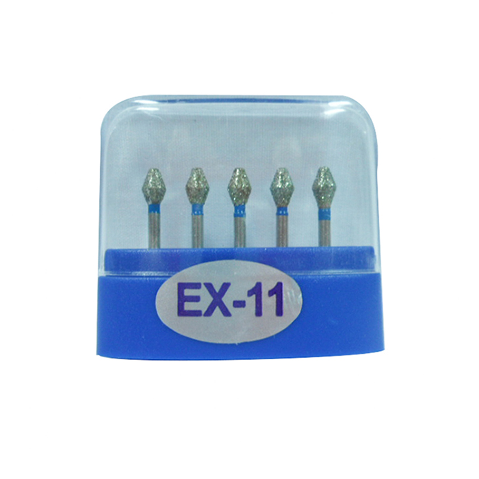 1 Pack(5pcs) EX-11 Dental Diamond Burs Medium FG 1.6M for Dental High Speed Handpiece Many Models Available
1 Pack(5pcs) EX-11 Dental Diamond Burs Medium FG 1.6M for Dental High Speed Handpiece Many Models Available