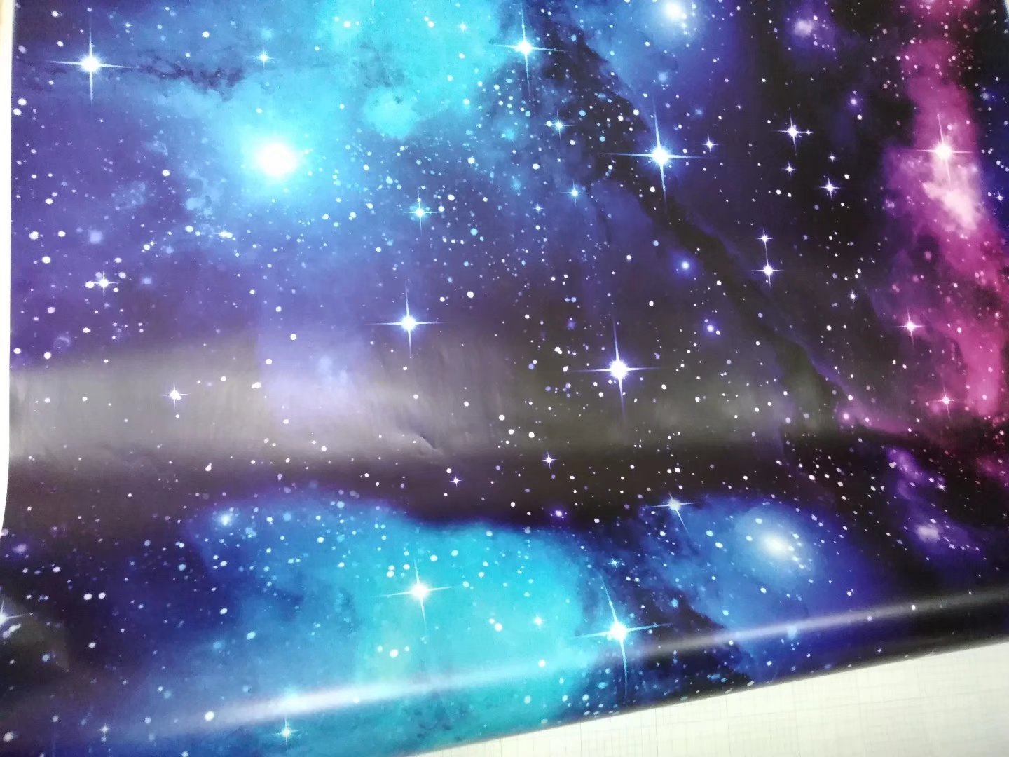 Impressive galaxy Camo Vinyl For Car Wrap With air bubble Free Printed Car wrapping graphics size 1.52x30m
