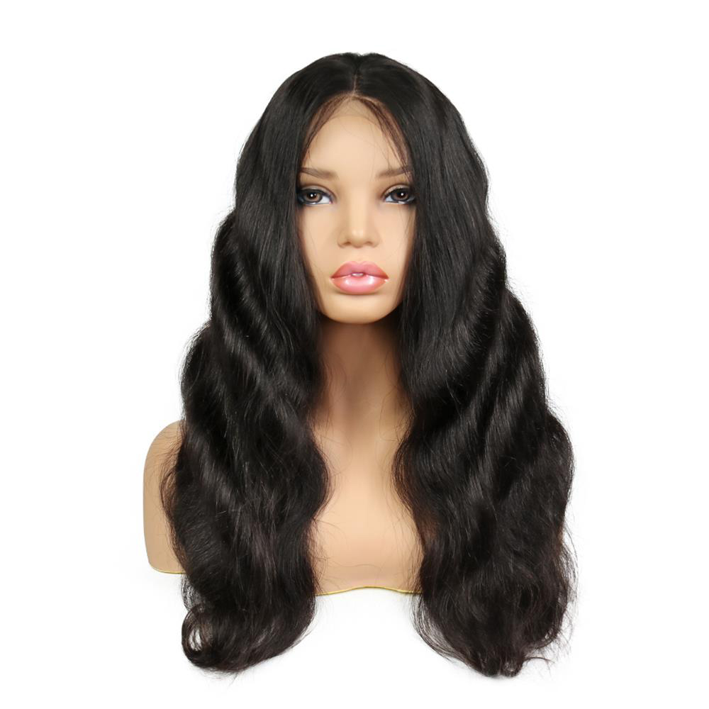 Wholesale 20-26inch Full Lace Human Hair Wigs For Women natural color Body Wave Brazilian Lace Frontal Wigs With Baby Hair Natural Hairline