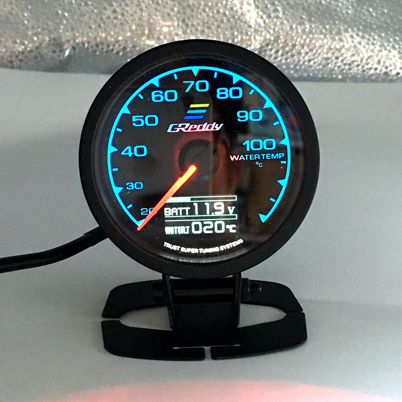 62mm 2.5 Inch 7 Color in 1 Racing GReddy Multi D/A LCD Digital Display Water temp Gauge Water Temperature Sensor Meter 62mm 2.5 Inch 7 Color in 1 Racing GReddy Multi D/A LCD Digital Display Water temp Gauge Water Temperature Sensor Meter