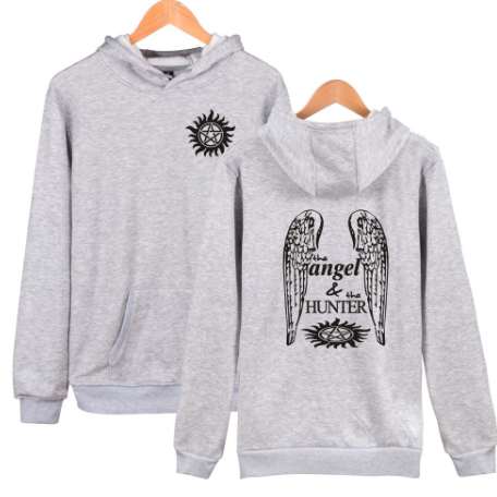 Aikooki Supernatural Angel And Hunter Hoodies Men Women Hoodie and Sweatshirt Men hoody Brand Fashion Clothing Supernatural