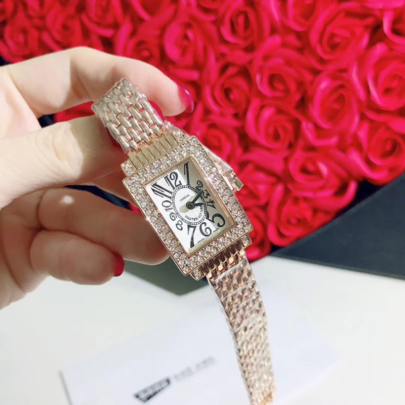 Casual Ladies watch fashion lady Rechangel Diamond bezel Full Stainless Steel band Quartz watches for women girl Rose gold female
Casual Ladies watch fashion lady Rechangel Diamond bezel Full Stainless Steel band Quartz watches for women girl Rose gold female