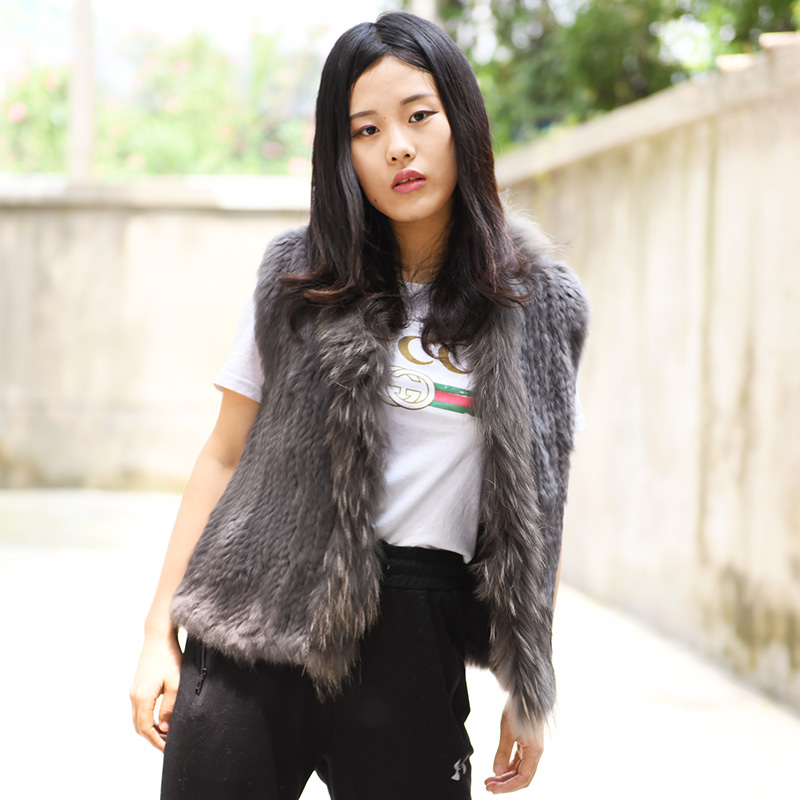 CX-G-B-118C High Quality New Arrival Women Waistcoat Fur Vest with Raccoon Fur Trim, Natural brown
CX-G-B-118C High Quality New Arrival Women Waistcoat Fur Vest with Raccoon Fur Trim, Natural brown