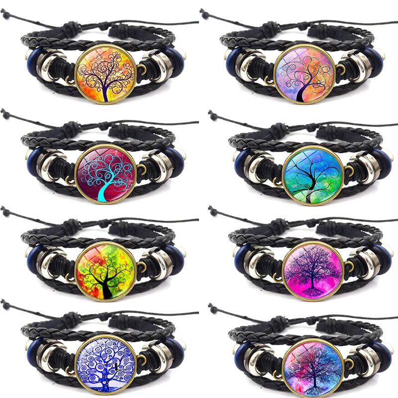 life of tree Howling Handmade Glass Cabochon Woven Leather Bangles Mens Black Animal Bracelet DIY Jewelry for women, Golden;silver
life of tree Howling Handmade Glass Cabochon Woven Leather Bangles Mens Black Animal Bracelet DIY Jewelry for women, Golden;silver