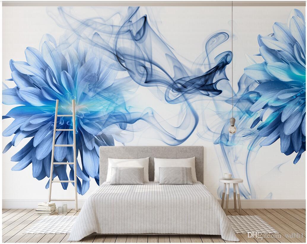 3d wallpaper custom photo Modern and simple abstract smoke blue flowers bedroom background wall muals wall paper for walls 3 d, Sky blue 
3d wallpaper custom photo Modern and simple abstract smoke blue flowers bedroom background wall muals wall paper for walls 3 d, Sky blue